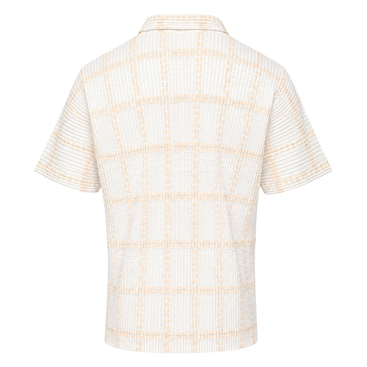 Lace Grid Pleats