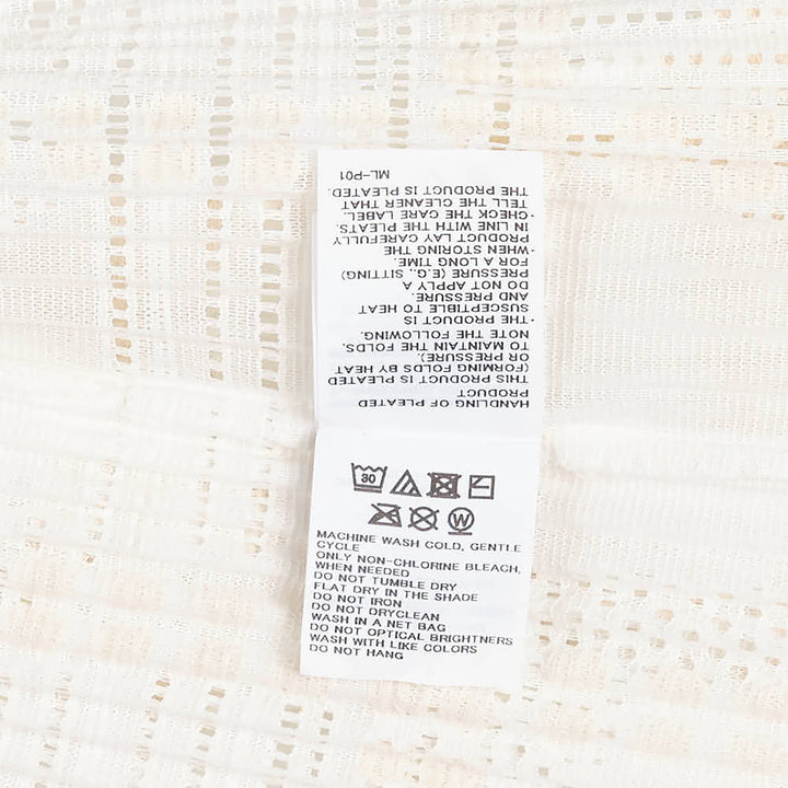 Lace Grid Pleats
