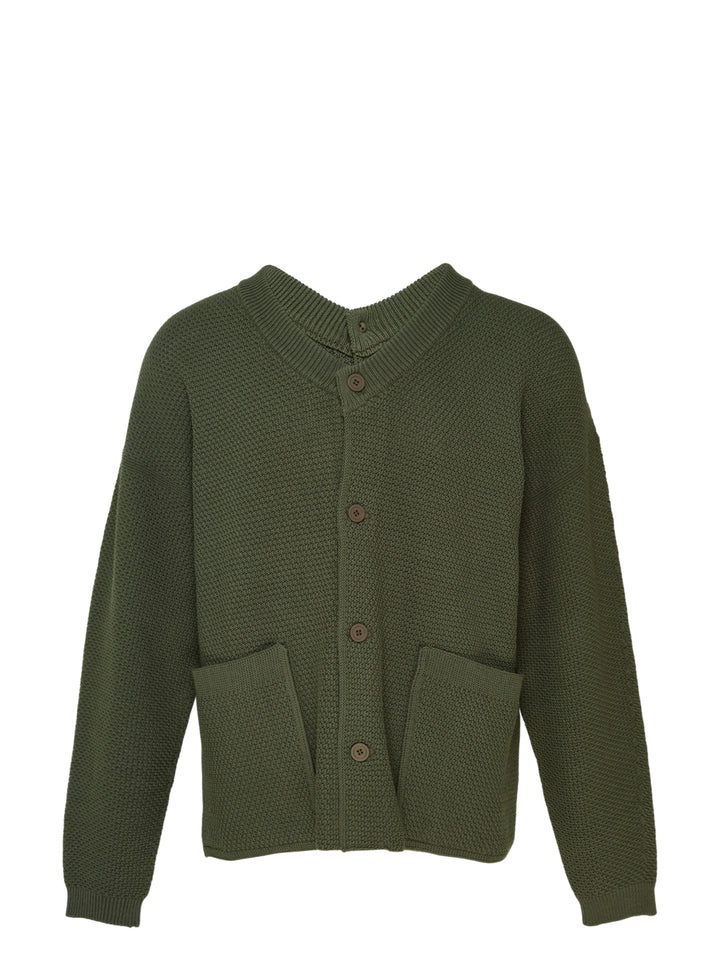 HOMME PLISSE ISSEY MIYAKE Rustic Knit Cardigan