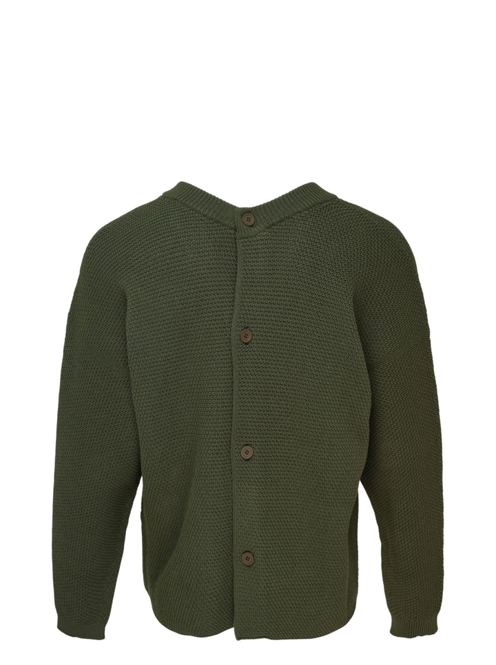 HOMME PLISSE ISSEY MIYAKE Rustic Knit Cardigan - view 2