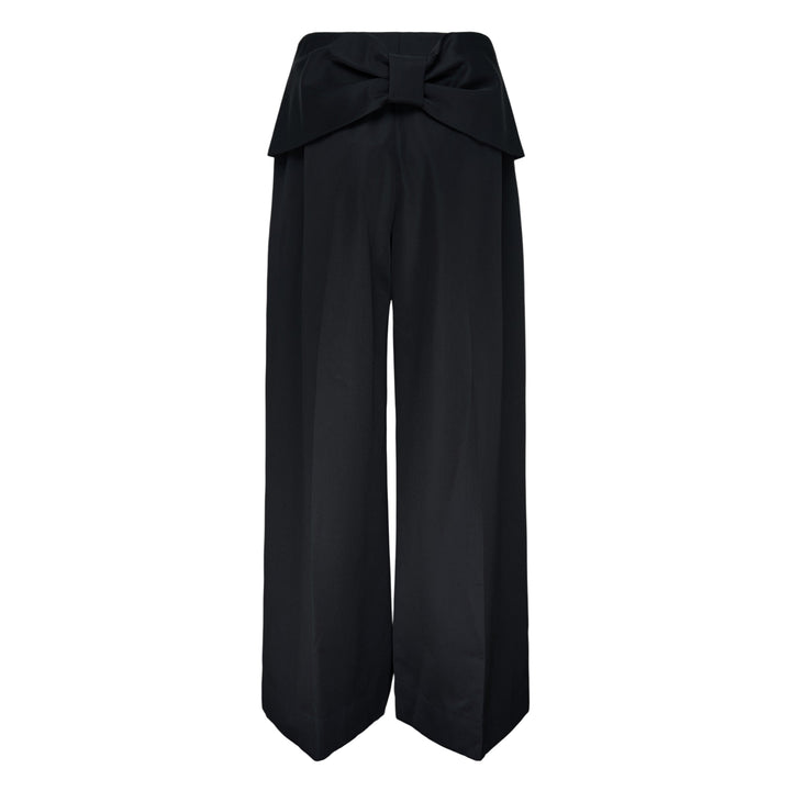 Back Bow Wide Leg Trousers