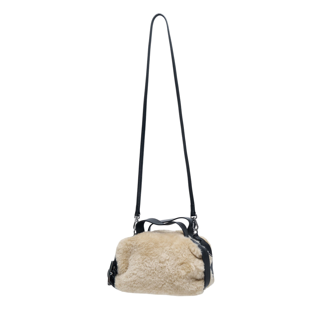 Mini Faux Fur Biker Bag