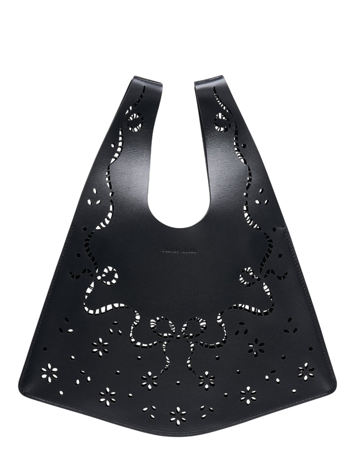 Mini Lasercut Lace Shopper Bag