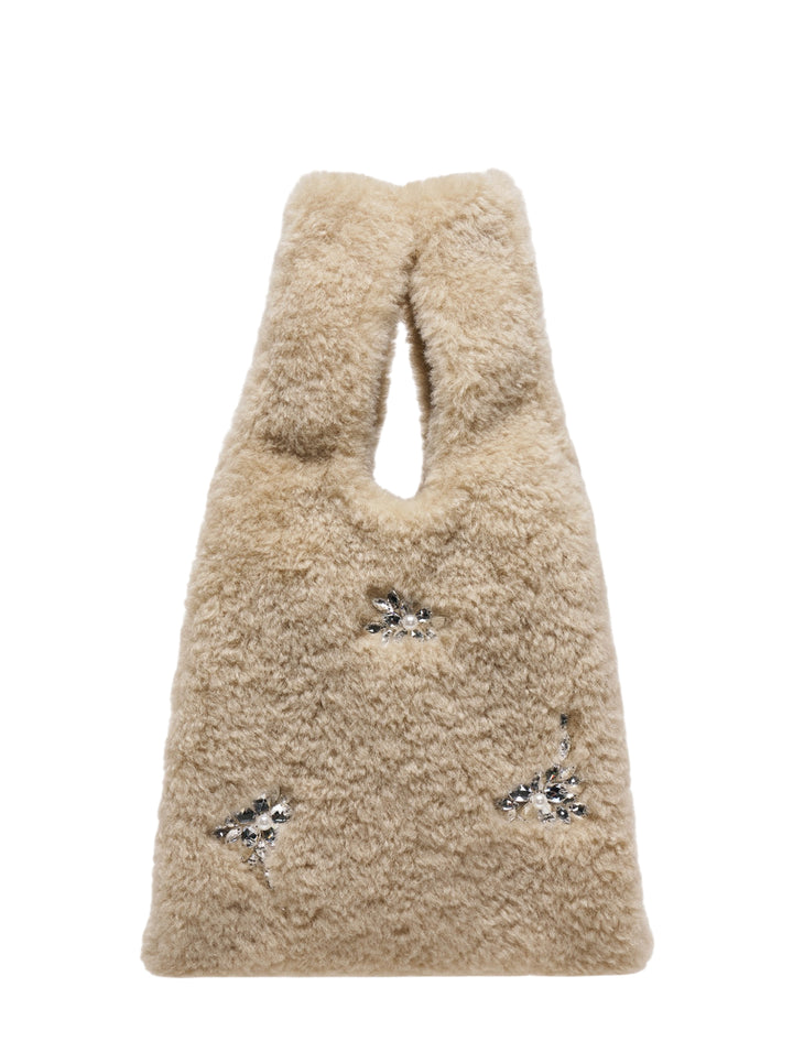 Mini Faux Fur Shopper Bag