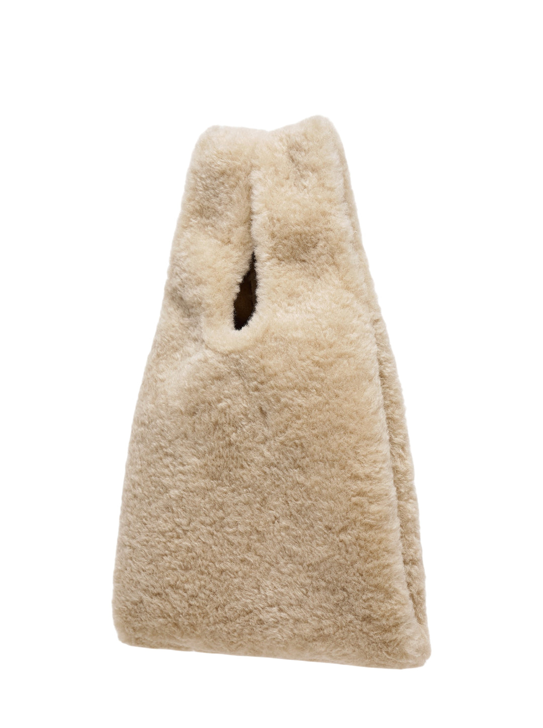 Mini Faux Fur Shopper Bag
