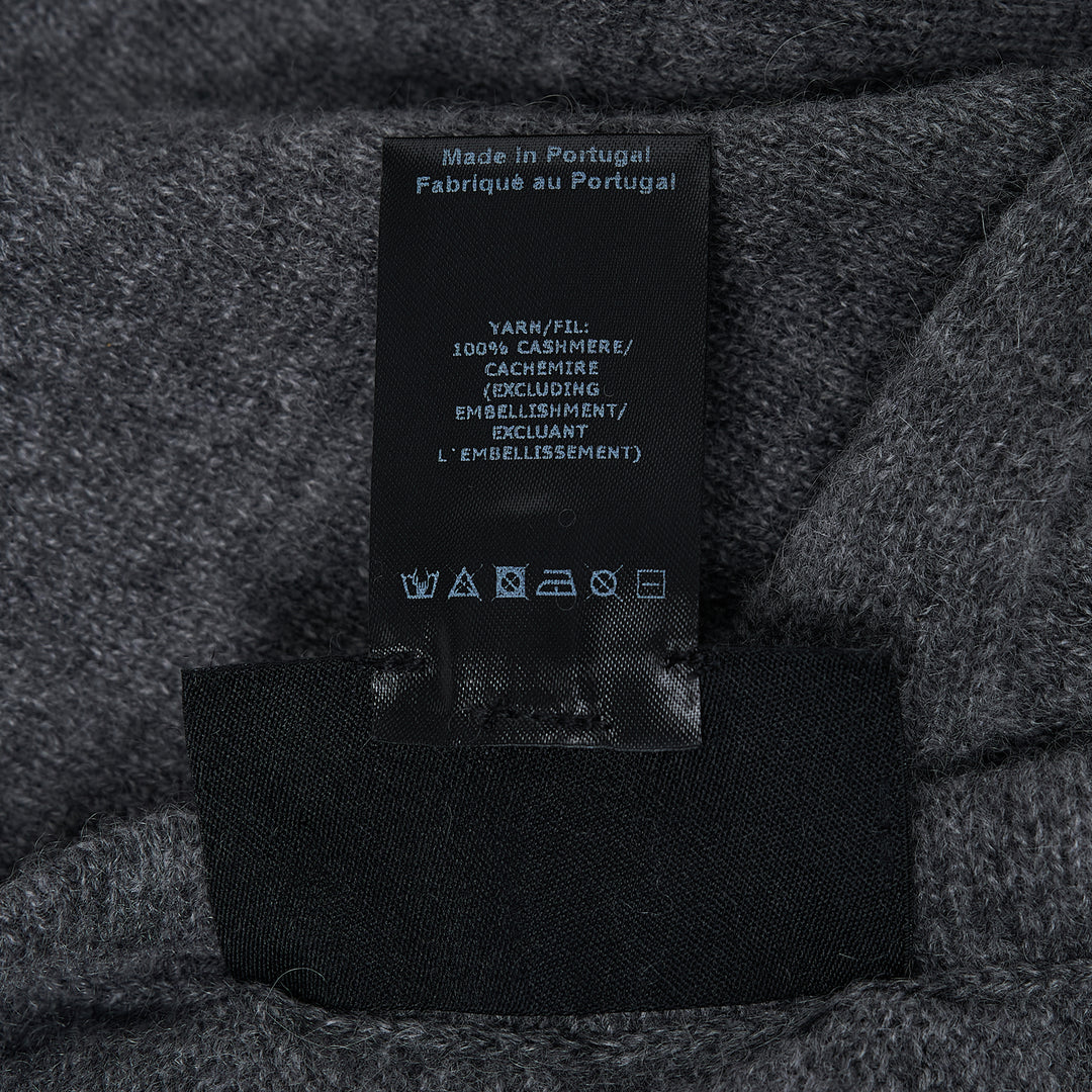 Cashmere Bonnet With Embroidery