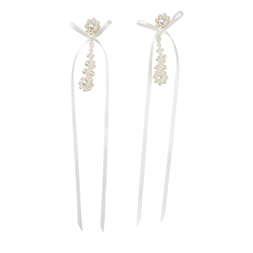 Victorian Drip Bow Earrings