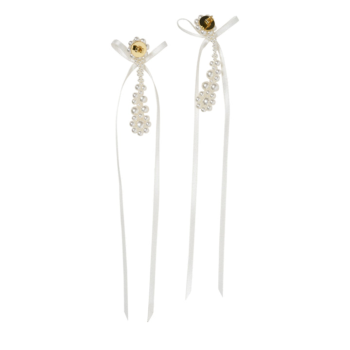 Victorian Drip Bow Earrings