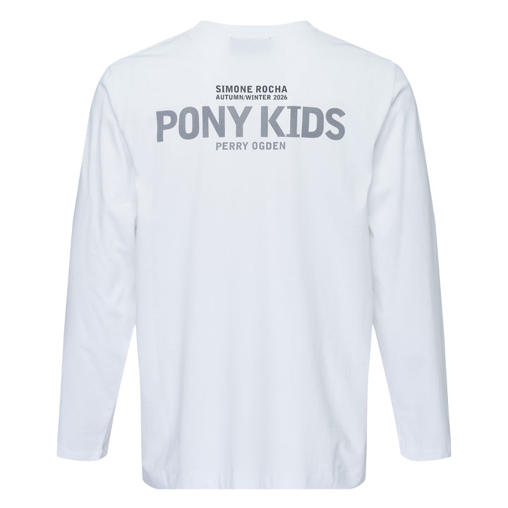 Pony Kid Print Long Sleeve Tee