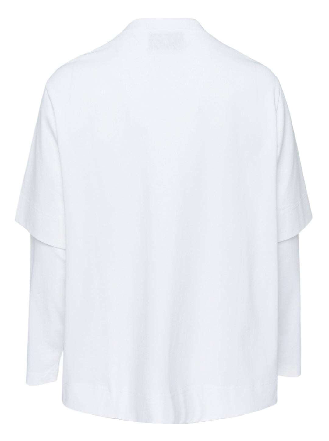 Simone Rocha Lace Up Hem Layered Long Sleeve Tee - view 3