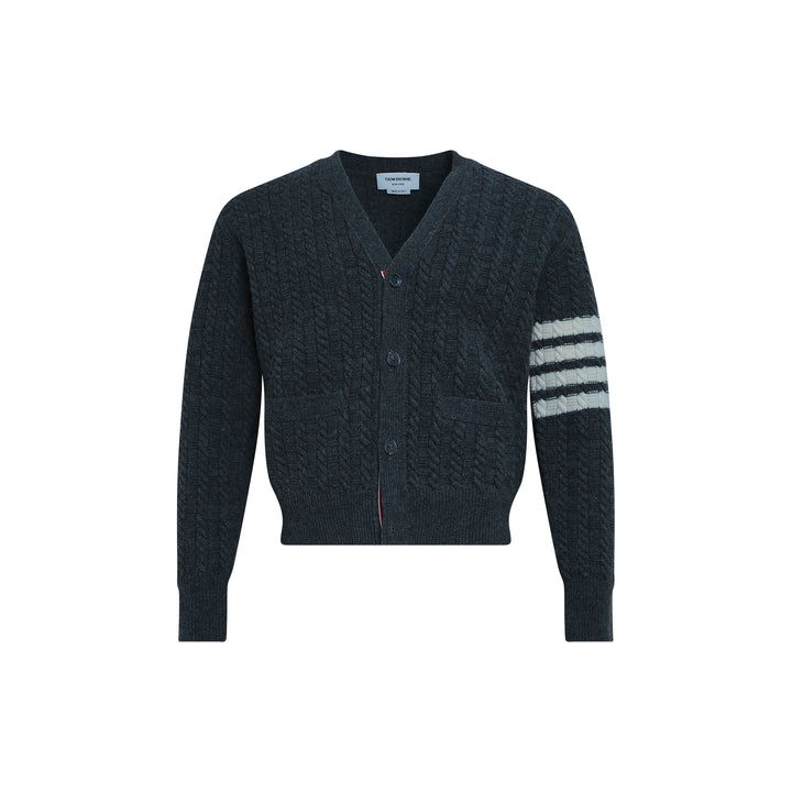 Cable Knit Cropped Cardigan