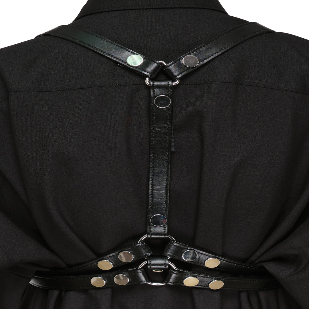 Oversized Shirt Dress With Harness