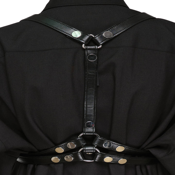 Oversized Shirt Dress With Harness