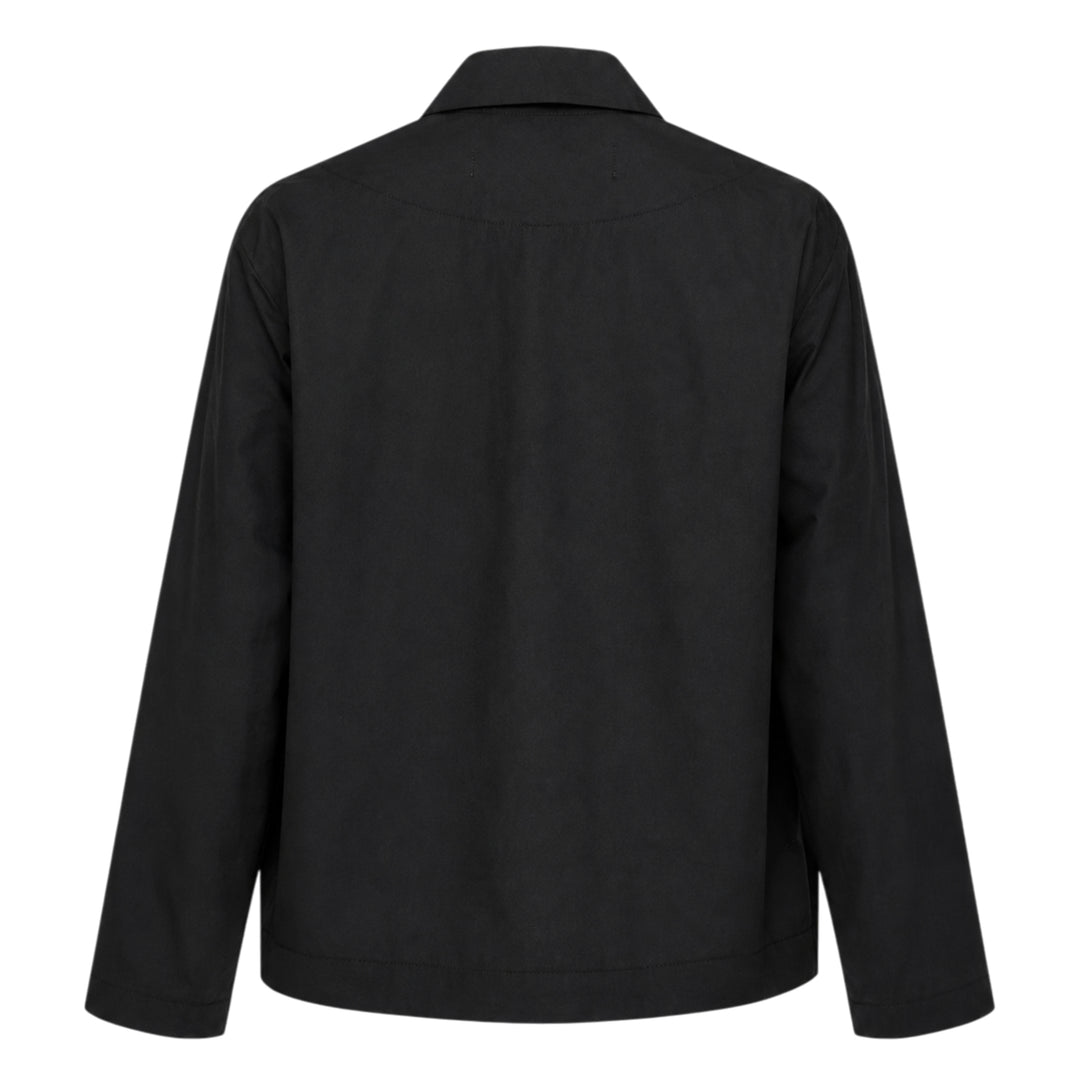 Cotton Broadcloth Ruffle Blouse