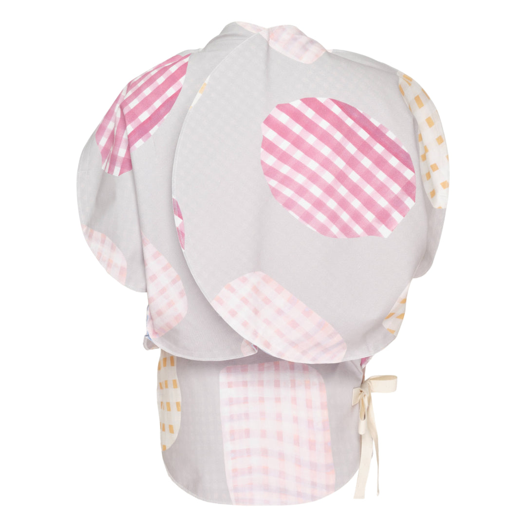 Puff Silhouette Patchwork Blouse