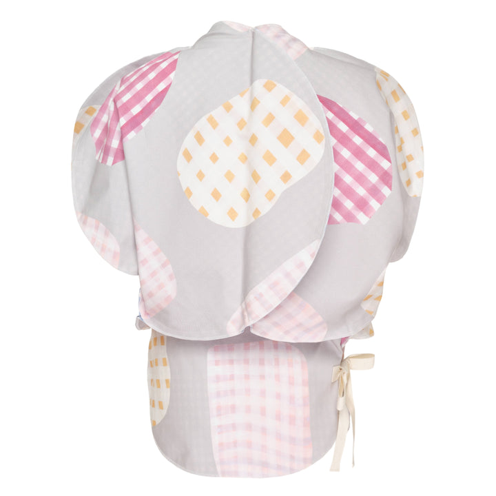 Puff Silhouette Patchwork Blouse