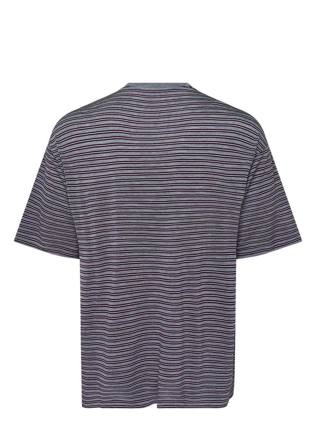 AURALEE Soft Smooth Wool Stripe Jersey Tee - view 2