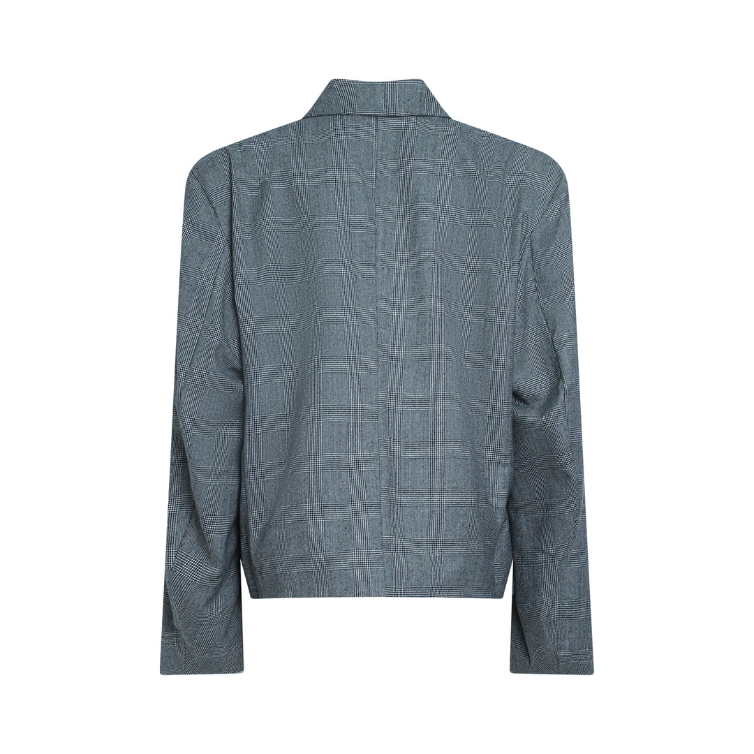 Slouchy Double-Breasted Blazer
