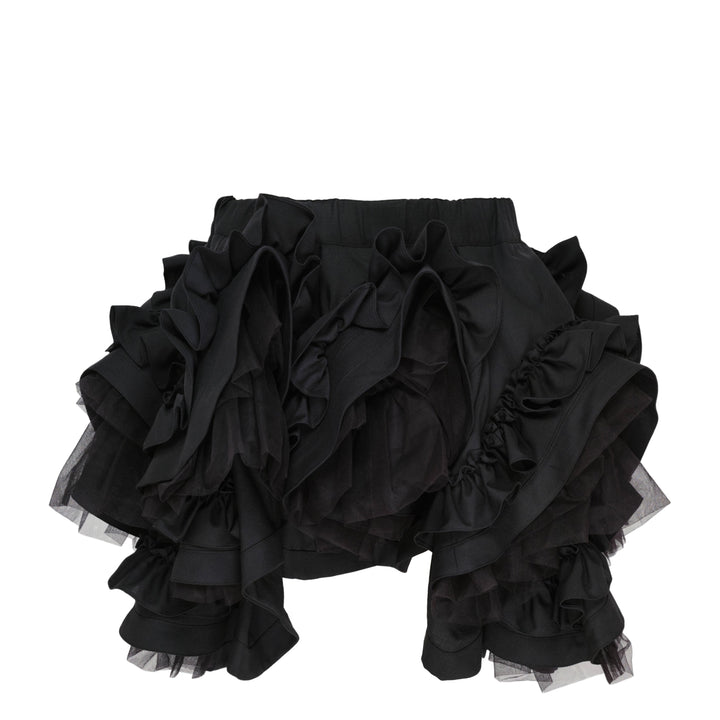 Voluminous Layered Ruffle Skirt
