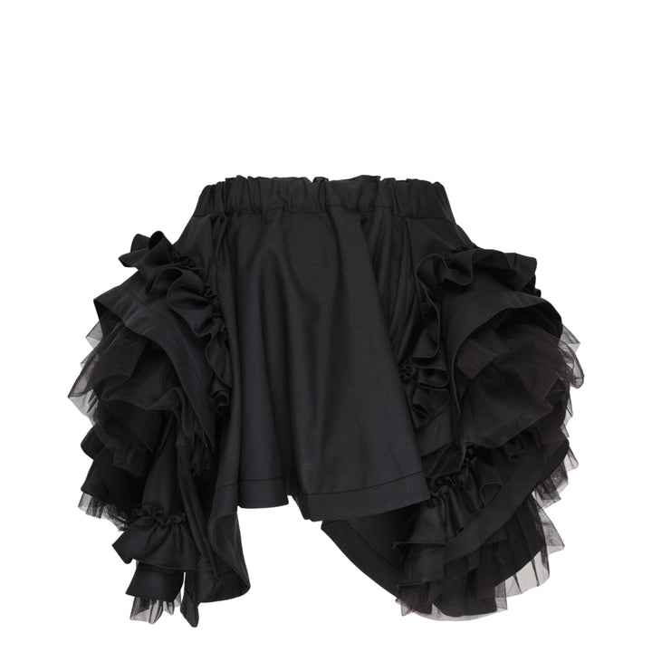 Voluminous Layered Ruffle Skirt