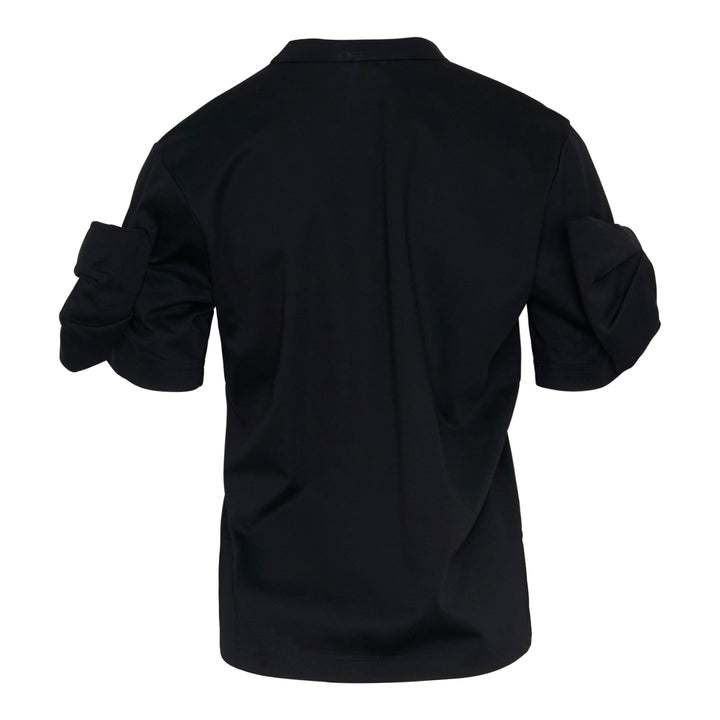 Cotton Tee With Bow Detail