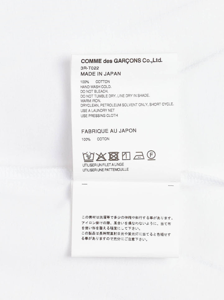 Noir Kei Ninomiya Cotton Ponte Ribbon Tee - view 3