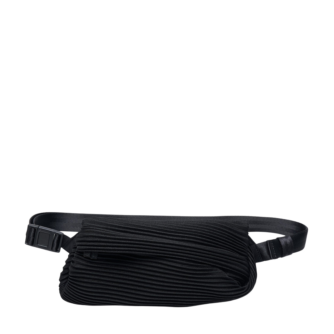 Bias Pleats Waist Bag