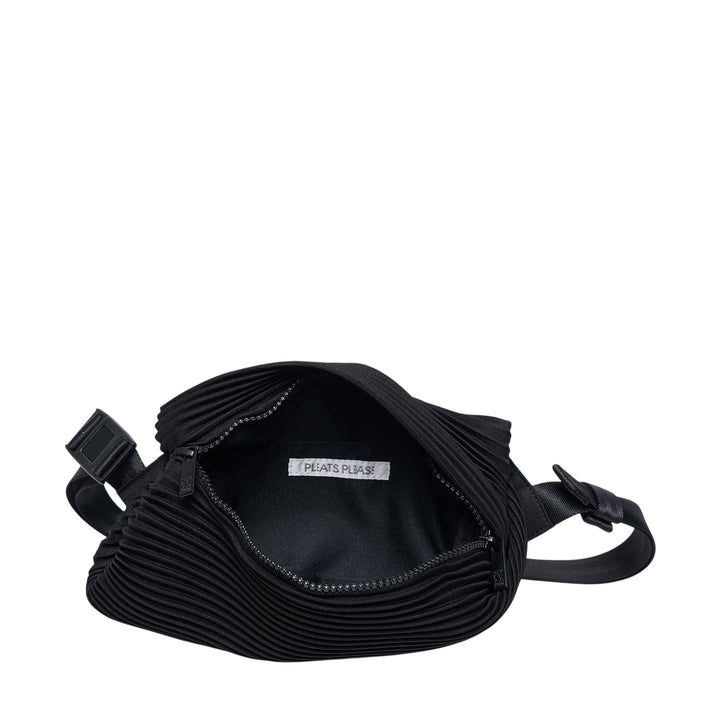 Bias Pleats Waist Bag