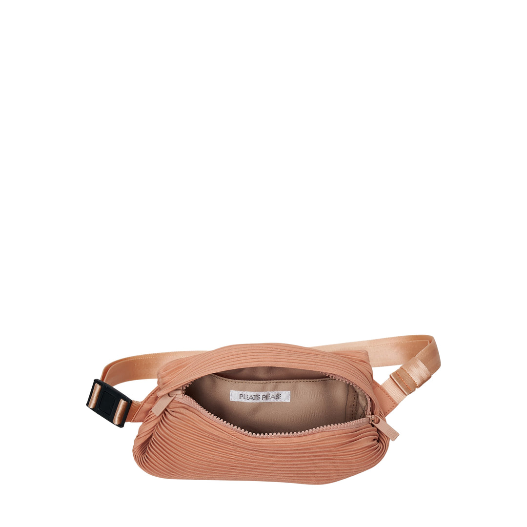 Bias Pleats Waist Bag