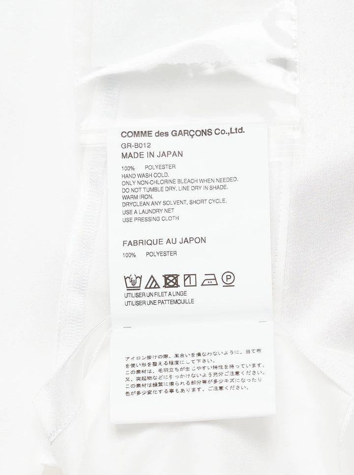 COMME des GARCONS Satin Cape Sleeve Blouse - view 4