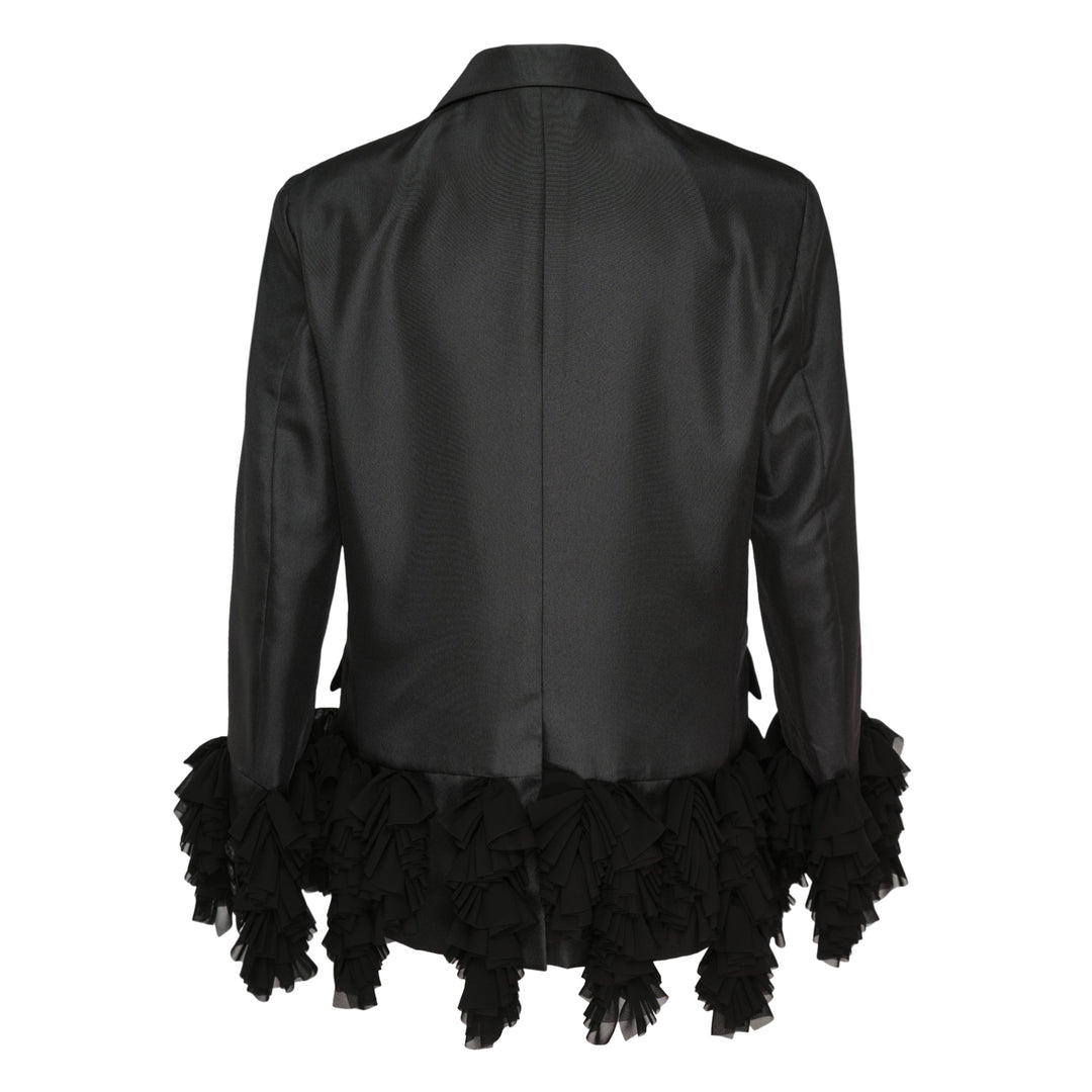 Tailored Blazer With Jellyfish Hem