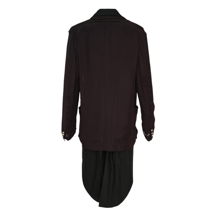 Tailored Longline Pointed Hem Jacket