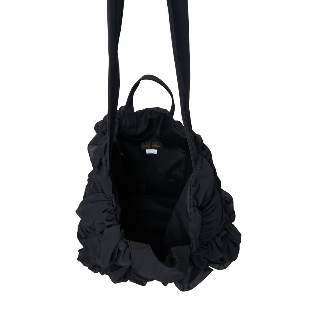 Ruched Cascading Tote Bag