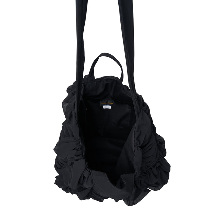 Ruched Cascading Tote Bag