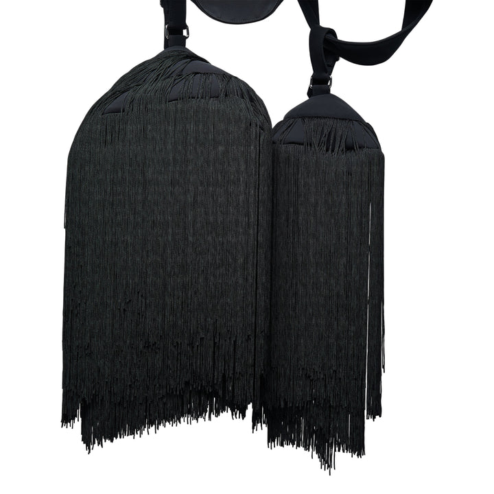 Slouchy Tote With Fringe Pouches
