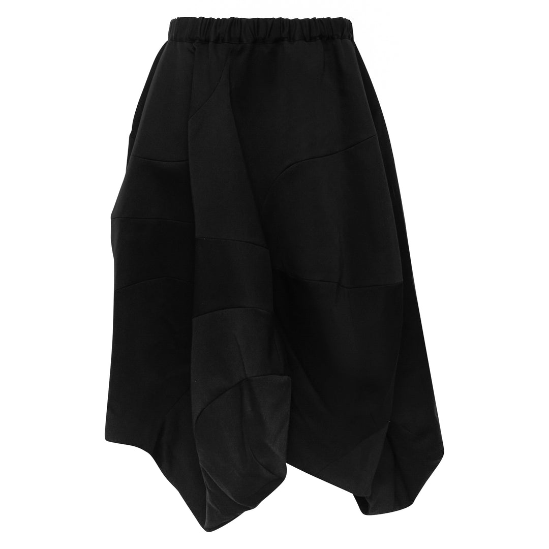 Balloon Skirt With Folded Panel