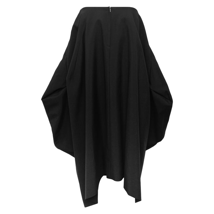 Structured Voluminous Pleated Skirt