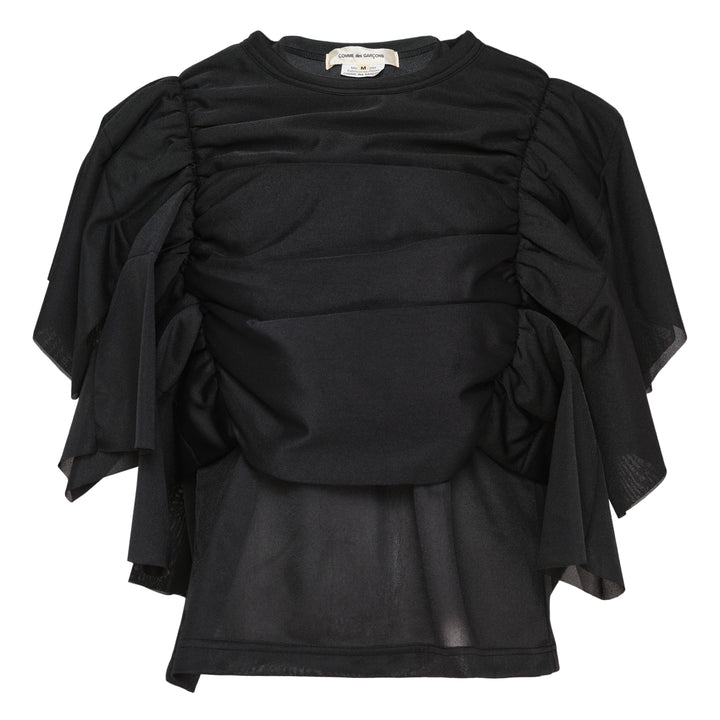 Oversized Layered Gathered Tee