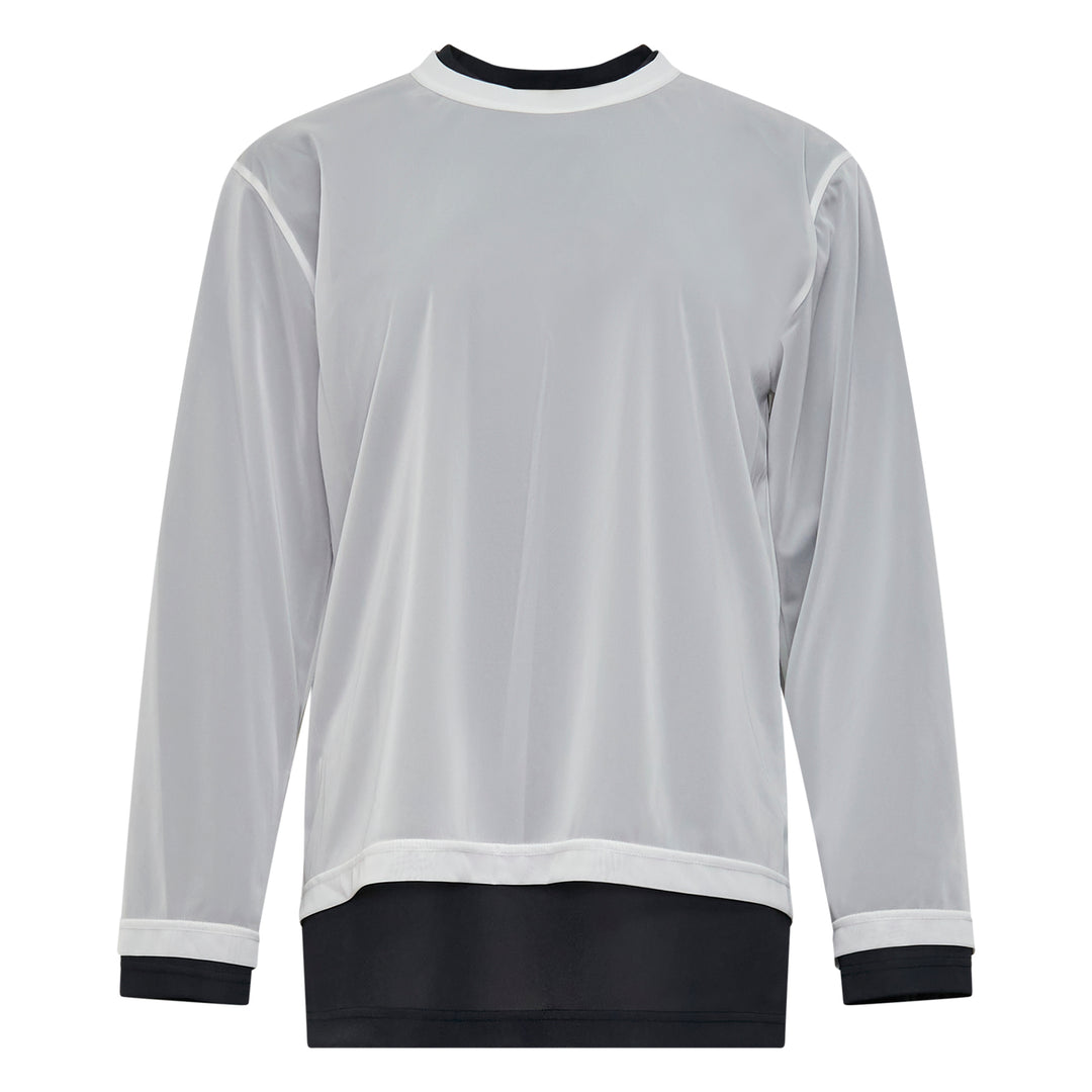 Thin Polyester Layered Long Sleeve Tee