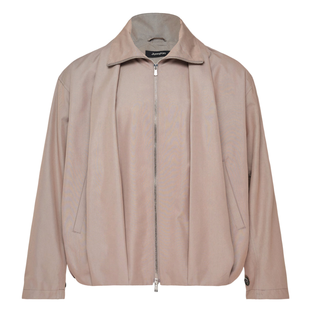 Shawl Collar Blouson Jacket