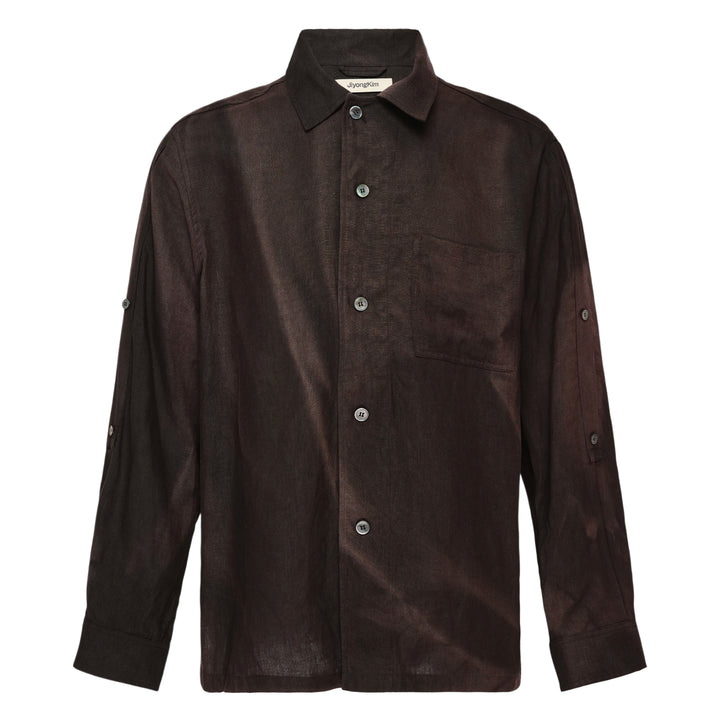 Sun-Bleached Long Sleeve Strap Shirt