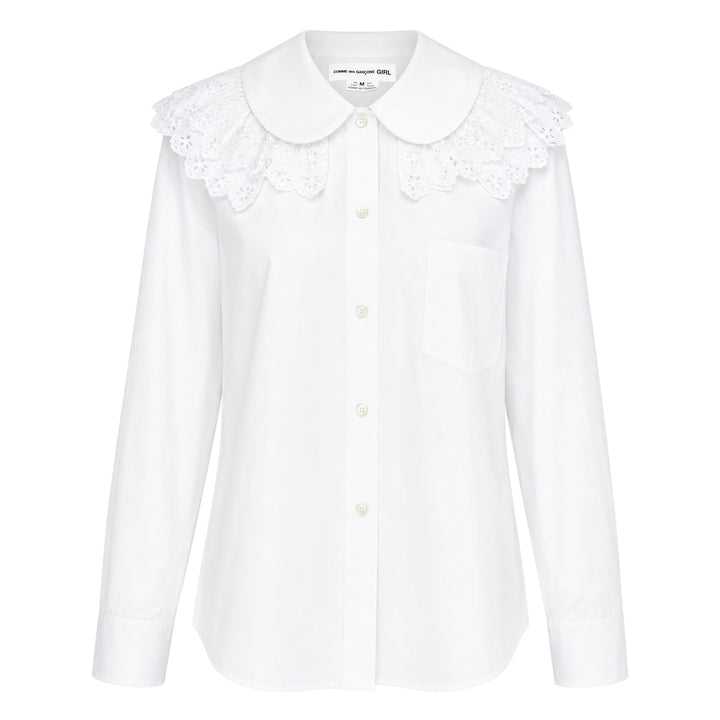 Lace Collar Peter Pan Blouse