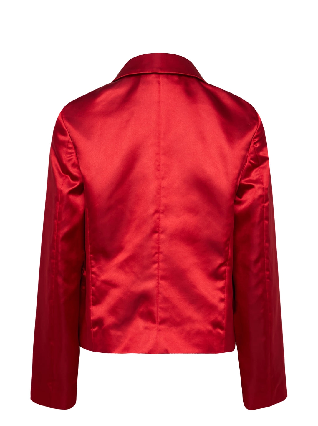 COMME des GARCONS GIRL Satin Criss-Cross Ruffle Jacket - view 2