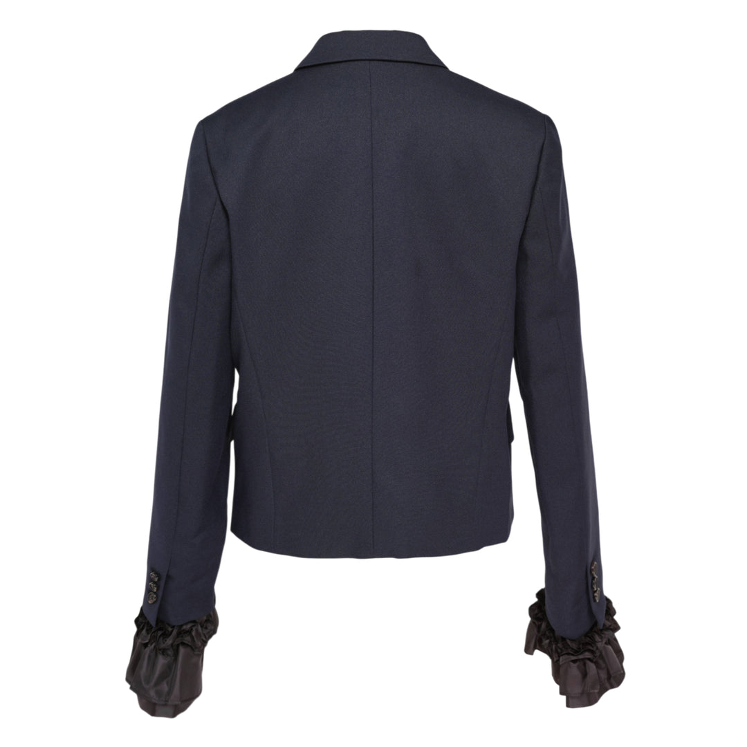 Tailored Blazer With Jellyfish Hem
