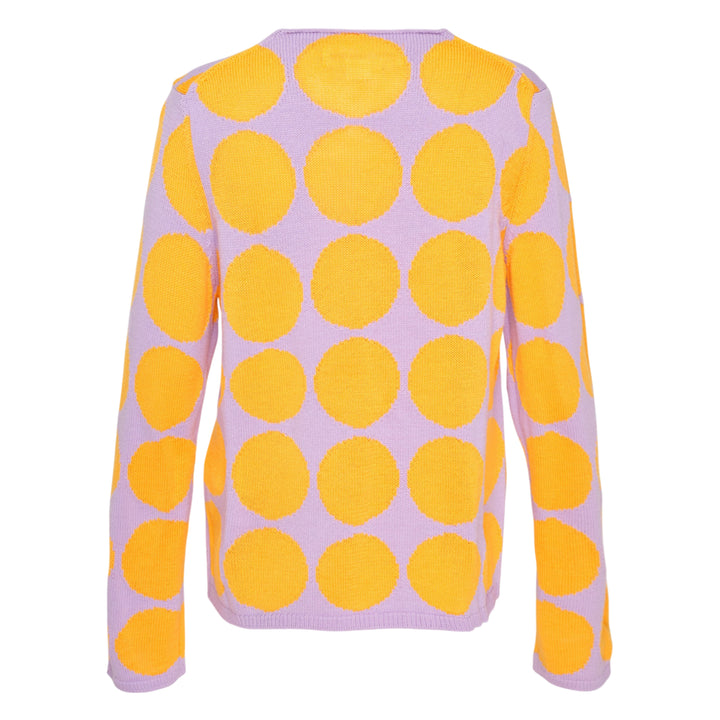 Oversized Dot Knit Top