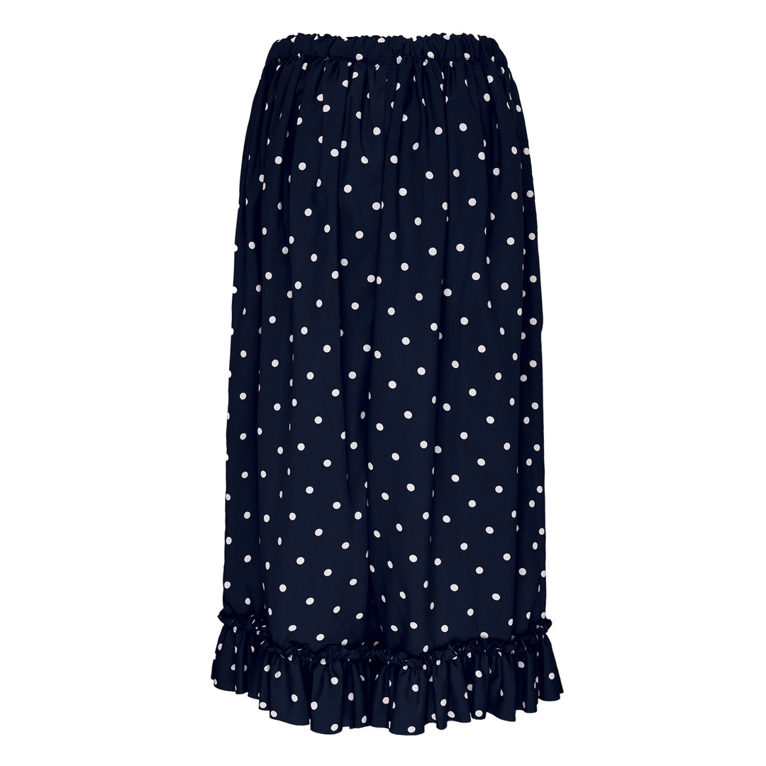 Polka Dot Wide-Leg Pants
