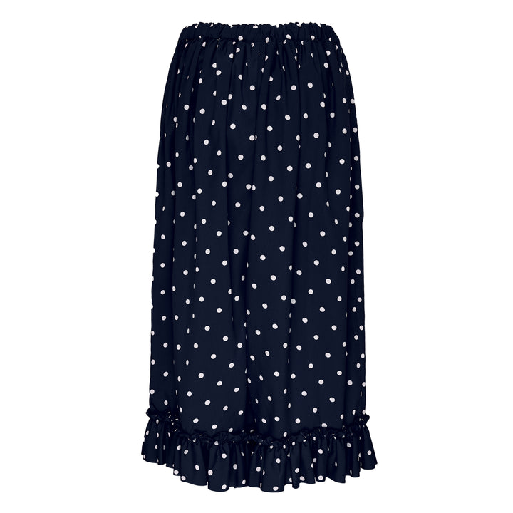 Polka Dot Wide-Leg Pants