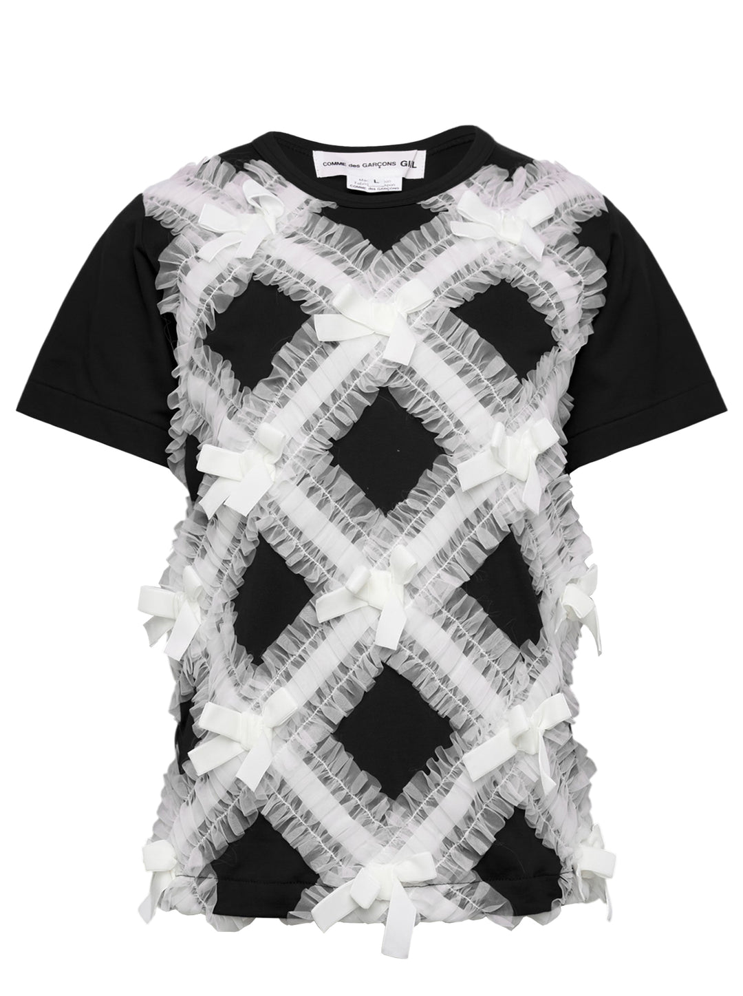 COMME des GARCONS GIRL Asymmetrical Panelled Oversize Tee