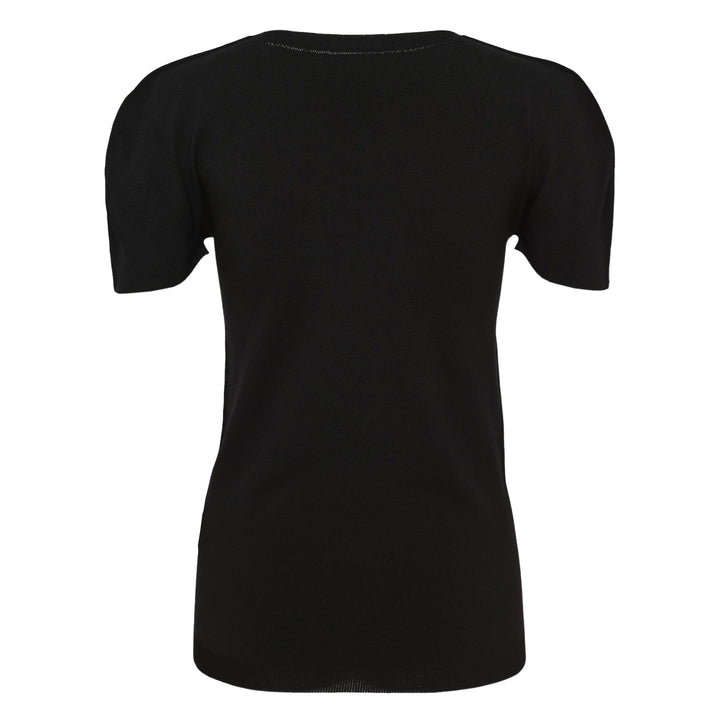 Airy Short Sleeve Round Neck Top