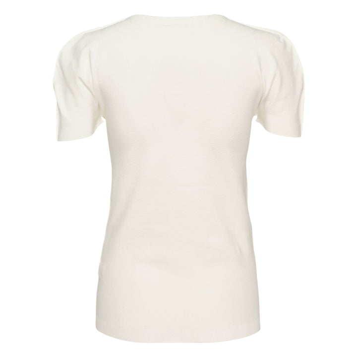 Airy Short Sleeve Round Neck Top
